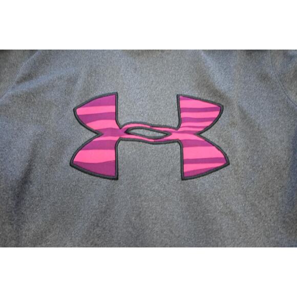 Under Armour Hoodie Performance Gray Pullover Athletic Jacket Womens Sz Small - Picture 7 of 11